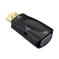 Перетворювач конвертор сигналу HDMI на VGA + аудіо (штекер HDMI - гніздо VGA)