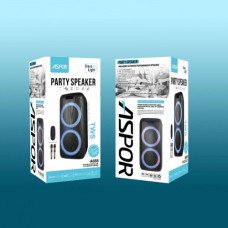 Bluetooth колонка Aspor A668 100W PARTYBOX, ПУЛЬТ, КАРАОКЕ 2 МІКРОФОНУ Bluetooth колонка Aspor A668 100W PARTYBOX, ПУЛЬТ, КАРАОКЕ 2 МІКРОФОНУ