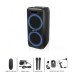 Bluetooth колонка Aspor A668 100W PARTYBOX, ПУЛЬТ, КАРАОКЕ 2 МІКРОФОНУ