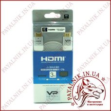 Кабель відео 4K Veron HDMI Cable плоский (3m)