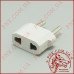 Перехідник живлення подвійний з Америки (колір чорний та білий) 250V 10A