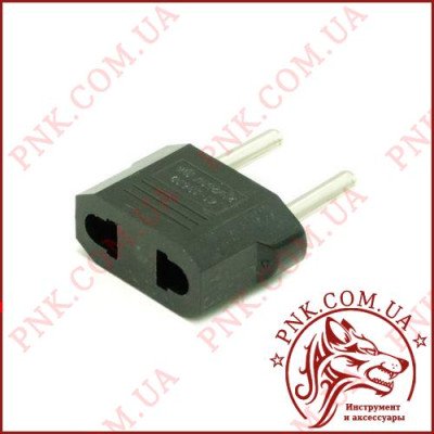 Перехідник живлення подвійний з Америки (колір чорний та білий) 250V 10A