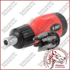 Викрутка реверсивна з комплектом насадок INTERTOOL VT-1009