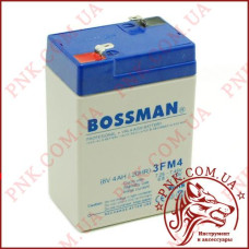 Акумулятор свинцево-кислотний Bossman Profi 6V 4AH 20HR (3FM4)