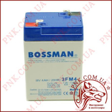 Акумулятор свинцево-кислотний Bossman Profi 6V 4AH 20HR (3FM4)
