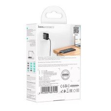 Мережеве зарядне HOCO C127A 45W High power 3 USB 12W, type C 30W + кабель