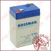 Акумулятор свинцево-кислотний Bossman Profi 6V 4AH 20HR (3FM4)