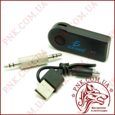 Адаптер автомобільний Bluetooth AUX, 3,5 мм стерео