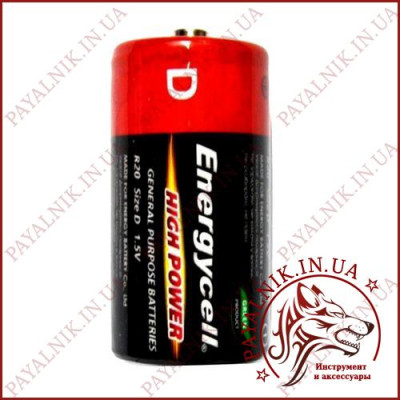 Батарейка Energycell 1.5v R20 (R20-2SB) D солевая