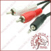 Кабель аудіо mini jack 3.5mm stereo - 2 RCA audio 7,5m Польща (KPO2747-7,5)