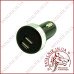 Автомобільний зарядний пристрій USB з вольтметром 2 порти 5v 2.1a (круглий)