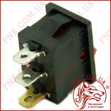 Перемикач KCD-1, ON-OFF 3-х контактний, 6A, 220V, чорний