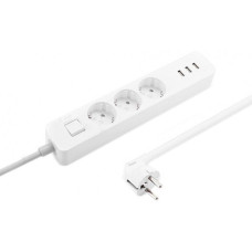 Подовжувач Xiaomi Mi Power Strip (3 розетки + 3 USB-port) XMCXB04QMEU White