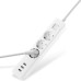 Подовжувач Xiaomi Mi Power Strip (3 розетки + 3 USB-port) XMCXB04QMEU White
