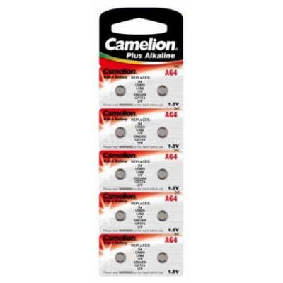 Батарейка Camelion Alkaline 1.5v G4, LR626, LR66, 177, SR626W, GP77A, 377