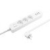 Подовжувач Xiaomi Mi Power Strip (3 розетки + 3 USB-port) XMCXB04QMEU White