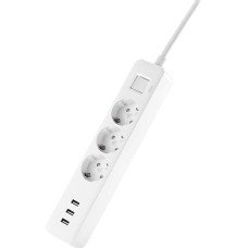 Подовжувач Xiaomi Mi Power Strip (3 розетки + 3 USB-port) XMCXB04QMEU White