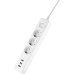 Подовжувач Xiaomi Mi Power Strip (3 розетки + 3 USB-port) XMCXB04QMEU White