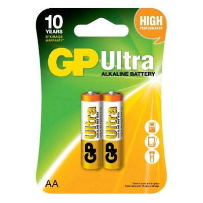 Батарейка GP Ultra alkaline 1.5V LR6 AA (15AU-U2) лужна