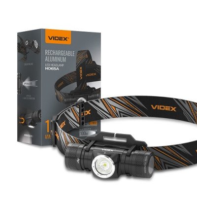 Ліхтарик налобний Videx VLF-H065A 1200Lm 5000K