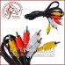Кабель 3 RCA - 3 RCA 1.2м Стандарт Tcom (5-0010-1) Кабель 3 RCA - 3 RCA 1.2м Стандарт Tcom (5-0010-1)