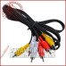 Кабель 3 RCA - 3 RCA 1.2м Стандарт Tcom (5-0010-1)