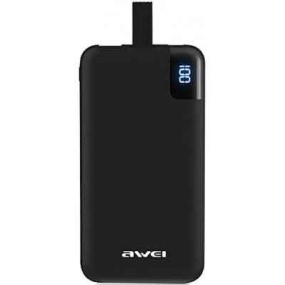 Портативний зарядний пристрій Power Bank Awei P67K 10000mAh Black