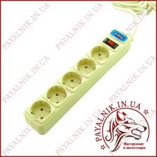 Мережевий фільтр-подовжувач SVITTEX SV-013 10 метрів, 5 розеток, 10А, 2.2кВт