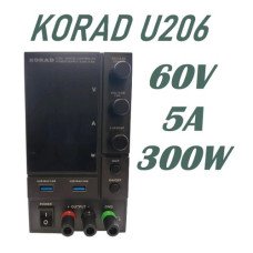 Лабораторний блок живлення KORAD U206 60V 5A 300W