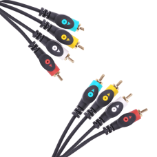 Кабель Cabletech 4 RCA - 4 RCA 1.8м мідь Польща (KPO3906-1.8)