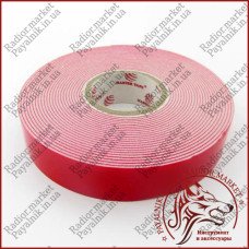 Двосторонній скотч спінений Master Tape 5м*19мм білий Двосторонній скотч спінений Master Tape 5м*19мм білий