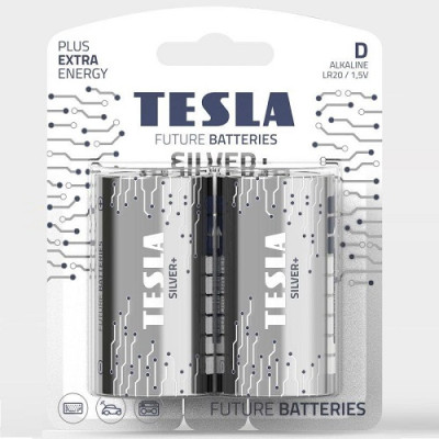 Батарейка Tesla Plus Extra Energy 1.5v R20 (LR20) D alkaline