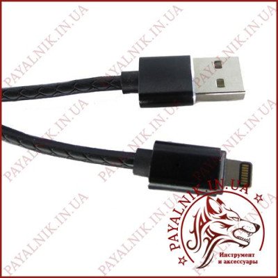 Кабель магнітний USB - Lightning чорний, 1 метр