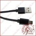 Кабель магнітний USB - Lightning чорний, 1 метр Кабель магнітний USB - Lightning чорний, 1 метр