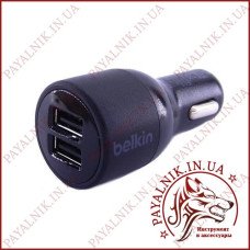 Автомобільний зарядний пристрій Belkin Car Charger 2usb 2.1a Black