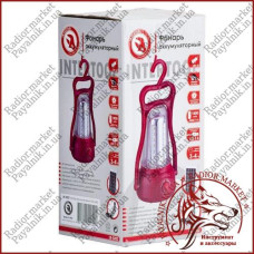 Ліхтар акумуляторний INTERTOOL LB-0202 + СОНЯЧНА БАТАРЕЯ