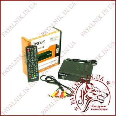 TV Тюнер Т2 ASPOR DVB 603 для цифрового телебачення + інтернет + звук