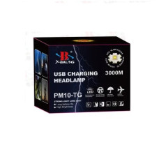 Ліхтарик налобний HEAD LAMP BL-G18-TG від 2 Li-on 18650, датчик руху, Micro USB (1 РЕЖИМ)