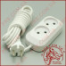 Подовжувач мережі SVITTEX SV-009-3 3м, 2 розетки, 2.2кВт