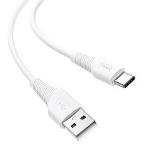 Кабель Type-C HOCO X58 3.0A 1.0m Airy silicone Type-C white