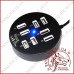 Концентратор USB HUB 8 портів v2.0 480Mbps 60см. круглий