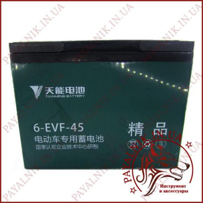 Акумулятор свинцево-кислотний TIANNENG BATTERY 12V 45AH (6-EVF-45)