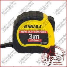 Рулетка Sigma 3 метри Shiftlock (ширина 16 мм)