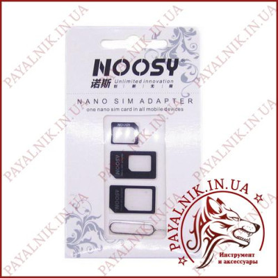 Адаптер Sim-карток Noosy sim adapter black