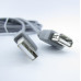 Подовжувач USB (шт.A-гн.А) version 2,0, діам.-4,5мм, 1,8м., сірий