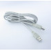 Шнур USB TCOM (шт.A-шт.В), version 2,0, діам.-4.5мм, 3м., сірий (5-0733)