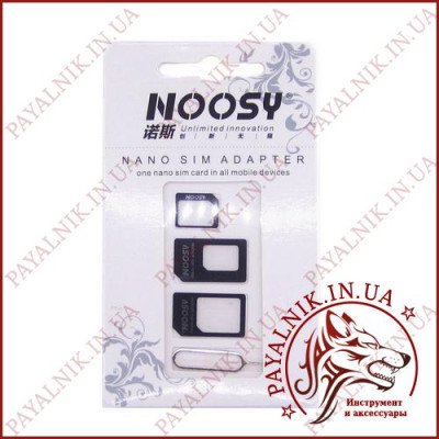 Адаптер Sim-карток Noosy sim adapter black