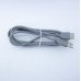 Подовжувач USB (шт.A-гн.А) version 2,0, діам.-4,5мм, 1,8м., сірий