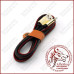 Кабель Aspor QUICK charge Type C leather 1.2 метри, 2.4A (колба)