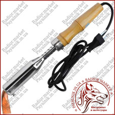 Паяльник 100 W HandsKit, кутове мідне жало, дерев'яна ручка